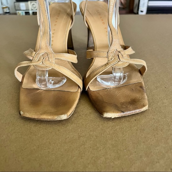 VTG Richard Tyler Square Toe Heels Sandals - Picture 5 of 9